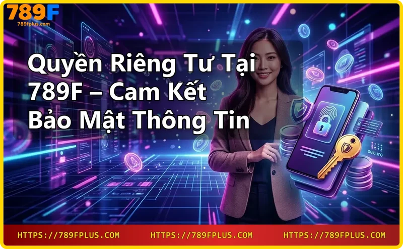 Người dùng an tâm khi hiểu rõ Quyền Riêng Tư tại 789F với biểu tượng bảo mật