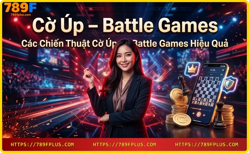 Chiến thuật cờ úp với các quân cờ được sắp xếp và hiệu ứng chuyển động