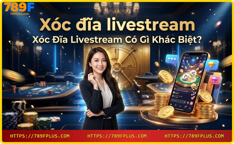 Dealer chuyên nghiệp thực hiện xóc đĩa livestream với hệ thống camera sắc nét