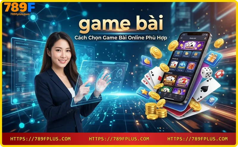 Lựa chọn game bài online phù hợp với nhu cầu tại 789F