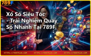 Máy quay xổ số siêu tốc hiện đại với số đang chạy nhanh