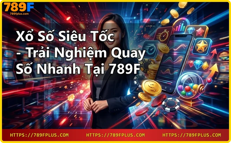 Máy quay xổ số siêu tốc hiện đại với số đang chạy nhanh